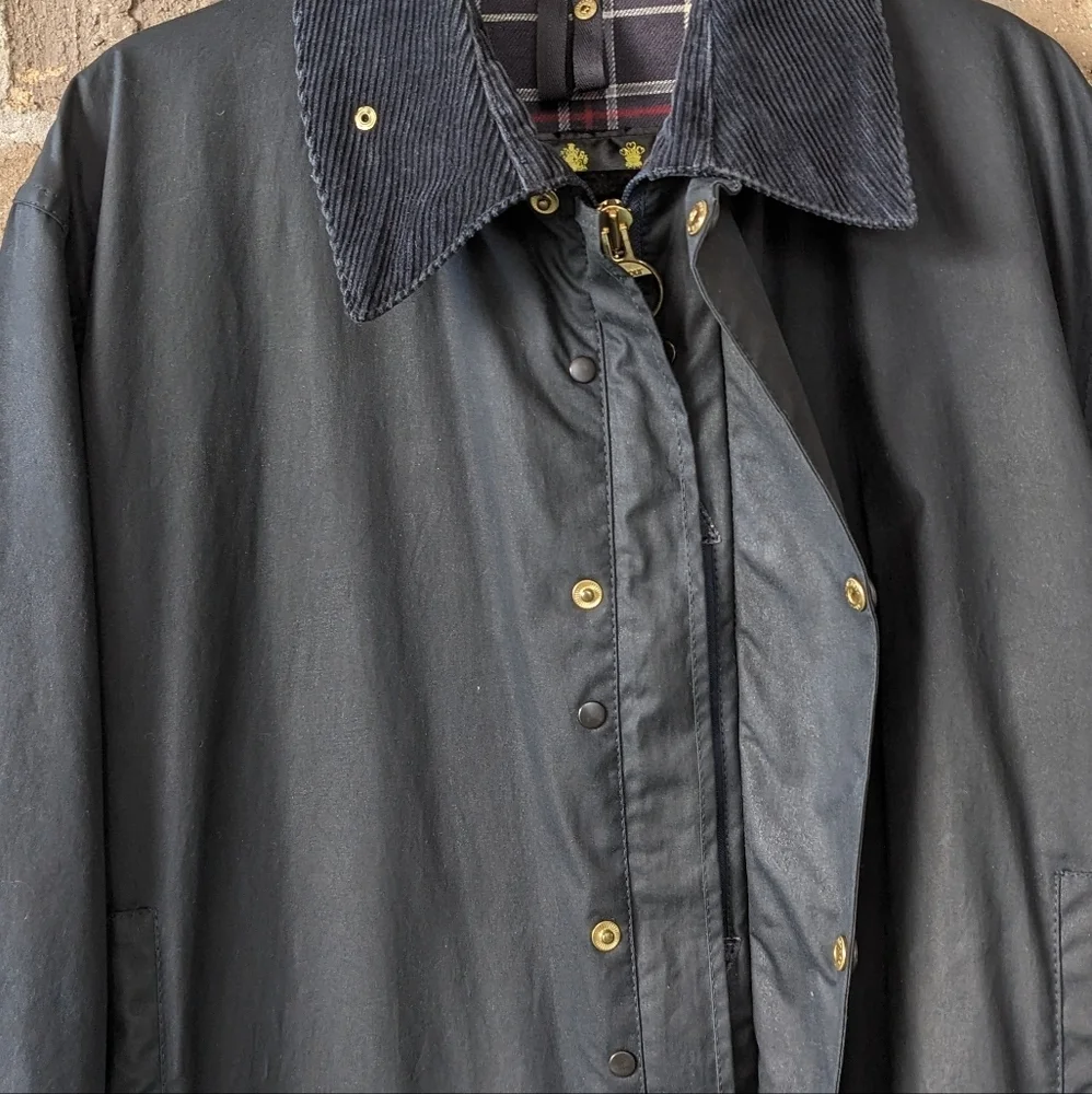 Barbour Black Military Field Jacket - Picture 3 of 11